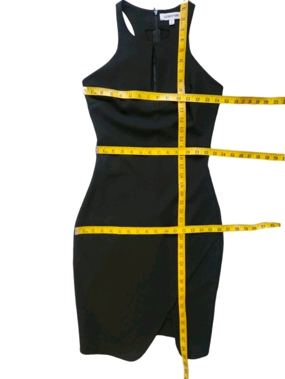 ELIZABETH & JAMES Sleeveles Keyhole Cocktail Dress - Size 2 - Picture 7 of 10